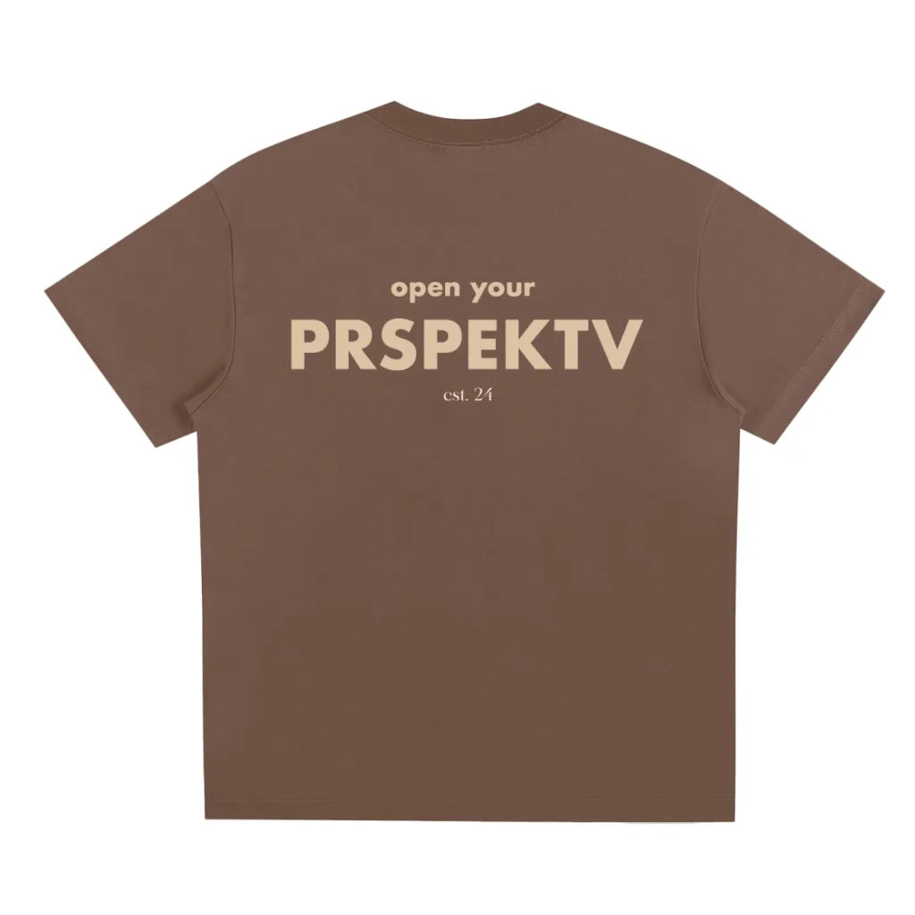 PRSPEKTV BROWN T-SHIRT