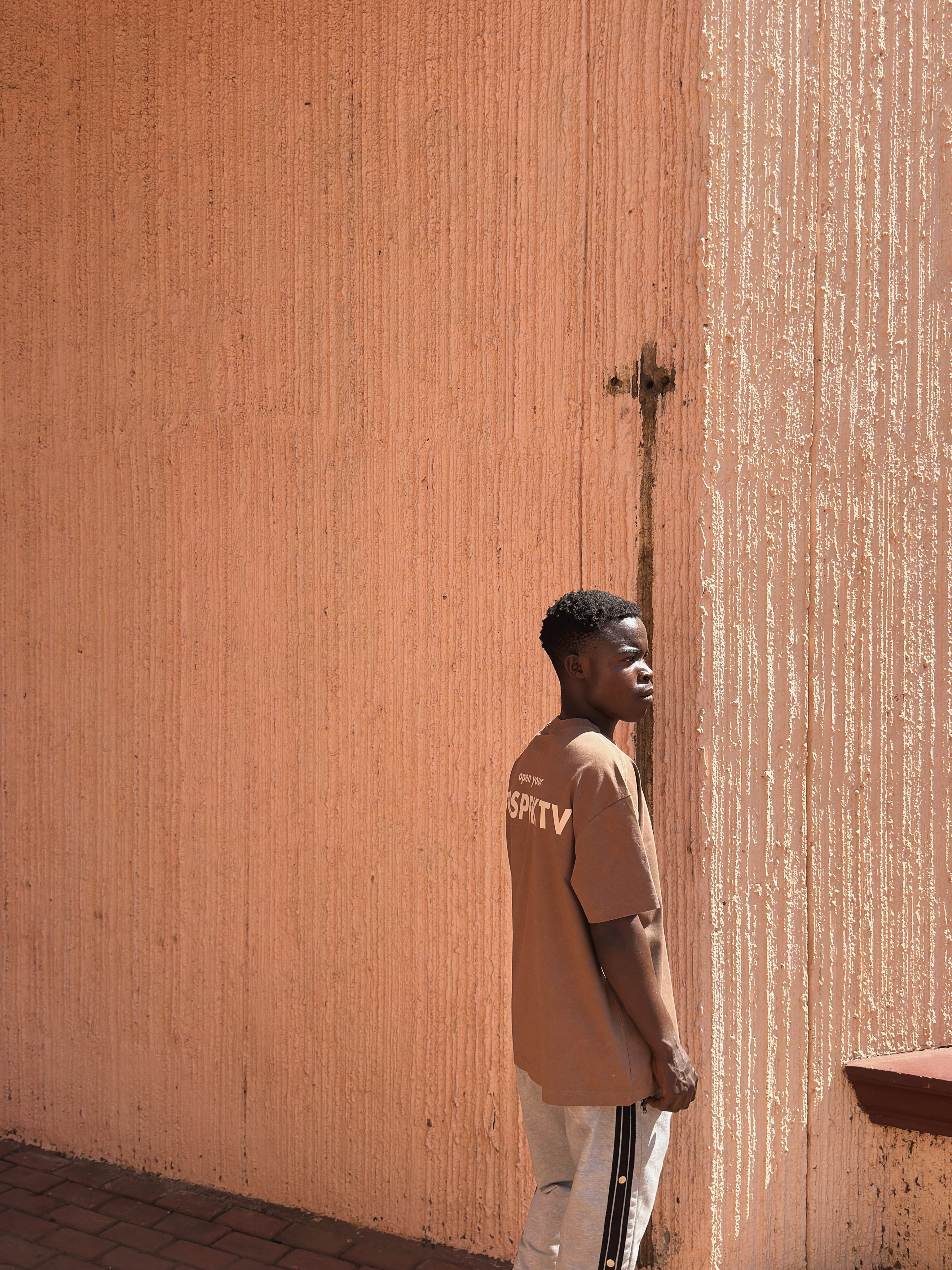 PRSPEKTV BROWN T-SHIRT